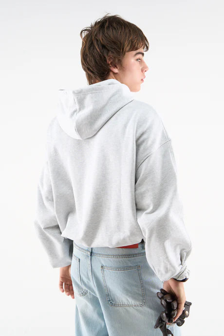 Private Grey Melange Hoodie
