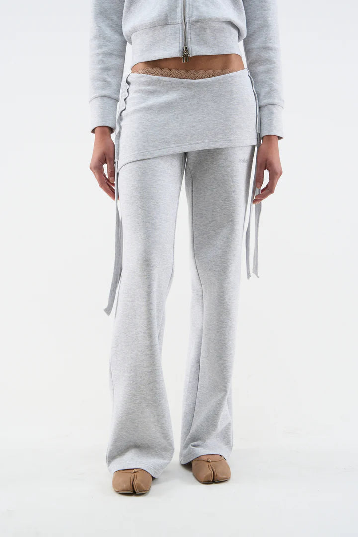 Cozy Grey Melange Pants